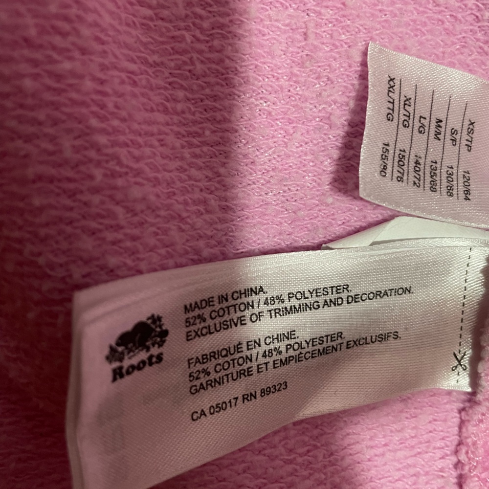 Roots pink sweater size 14 (kids) - Picture 3 of 4